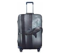 VXXNlnn M Suitcase Cover Protector â€“ Funny Fish Design Print Luggage Travel Accessories, Stretch Baggage Cover for Business Trips