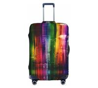VXXNlnn M Suitcase Cover Protector â€“ Rainbow City Print Luggage Travel Accessories, Stretch Baggage Cover for Business Trips