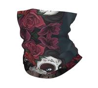 VXXNlnn Multipurpose Day of the Dead Girl Print Towel – Sports Headscarf, Hair Scarf, Climbing, Skiing, Fitness, Lightweight, Soft