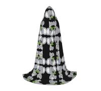 VXXNlnn S Halloween Hooded Cape â€“ Unisex Green leaf koala Print Cosplay Robe for Party, Carnival, Comic Exhibition, Easter & More
