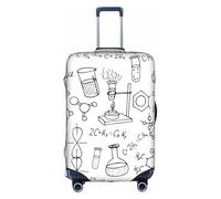 VXXNlnn S Suitcase Cover Protector â€“ Chemotherapy Print Luggage Travel Accessories, Stretch Baggage Cover for Business Trips