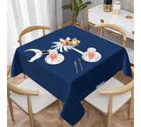 VXXNlnn South Carolina Flag Print Tablecloth â€“ 60"x60" Square Dining Table Cover, Tablecloth for Coffee Tables, Picnics & Holiday Decor