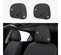 VXXNlnn Supernatural Inspiration Print Car Headrest Cover 2 Pcs - Universal Vans, SUVs, Comfortable, Elastic, Fashionable