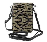 VXXNlnn Tiger Stripe Camo Print Small Cell Phone Purse â€“ Roomy Wallet with Adjustable Strap, Perfect for Travel and Daily Life