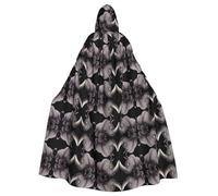 VXXNlnn Unisex Adult Halloween Hooded Cloak - angry rhino Full Print Cosplay Cape for Parties, Carnivals & Themed Events