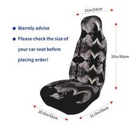 VXXNlnn Universal Auto Front Seat Covers â€“ Fits Car SUV Sedan Truck â€“ angry rhino Full Print Design, Elasticity