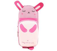 VYAOCJL Pencil Case, 3D Rabbit Pencil Case, Pink Pencil Ca se, Kawaii Penc il Ca se, Aesthetic Pen Bag Pen Stationery Storage Bag, Pe ncil Ca se with compartments, Cute Cartoon Standing P encil C ase