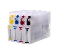 Vyawnqe T04A T04B IB02A IB02B Empty Refill Ink Cartridge Without Chip 4-pack Compatible With Printer Supplies WorkForce Pro WF-C8190 WF-C8690 WF-C8610 PX-S7110
