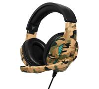 VYBE CAMO WIRED GAMING HEADSET WITH LED LIGHTS AND MIC - VYCH0