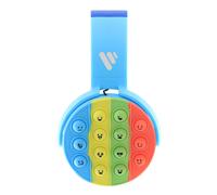 Vybe Push-Pop Fidget Tool AUX Cable Wireless 'Kids Headset'- Blue Vybe Blue