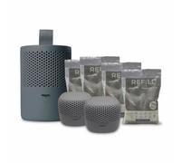 Vybra Absodry Moisture Absorber Bundle, 1 X Series 6 & 2 X Series 3, 4 X 300G Refills, Refillable, Odour Absorber, Water Level Indicator