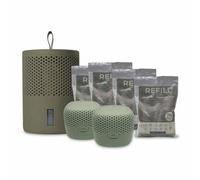 Vybra Absodry Moisture Absorber Bundle, 1 X Series 6 & 2 X Series 3, 4 X 300G Refills, Refillable, Odour Absorber, Water Level Indicator