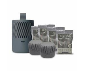 Vybra Absodry Moisture Absorber Bundle, 1 X Series 6 & 2 X Series 3, 4 X 300G Refills, Refillable, Odour Absorber, Water Level Indicator