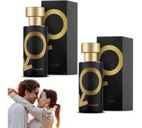 Vyg Cologne for Men, Vyg Fragrance, Alpha Touch Cologne for Men, Vyg Date Edition Perfume, Long Lasting Pheromone Cologne for Men to Attract Woman (Black-2Pcs)