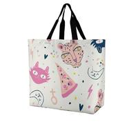 VYJLOO Cartoon Animals Womens Handbag Shopping Tote Bag Top Handle Shoulder Bag 40x16x40cm