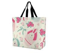 VYJLOO Cute Bunny Womens Handbag Shopping Tote Bag Top Handle Shoulder Bag 40x16x40cm