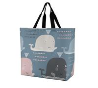 VYJLOO Cute Dolphins Womens Handbag Shopping Tote Bag Top Handle Shoulder Bag 40x16x40cm
