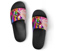 VYJLOO Slippers For Women Colorful Lion House Slides Thick Sole Shower Sandals For Indoor Outdoor