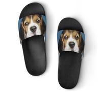 VYJLOO Slippers For Women Cute Dog House Slides Thick Sole Shower Sandals For Indoor Outdoor