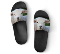 VYJLOO Slippers For Women Cute Sheep House Slides Thick Sole Shower Sandals For Indoor Outdoor