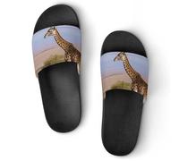VYJLOO Slippers For Women Giraffe House Slides Thick Sole Shower Sandals For Indoor Outdoor