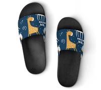 VYJLOO Slippers For Women Giraffe House Slides Thick Sole Shower Sandals For Indoor Outdoor