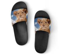 VYJLOO Slippers For Women Leopard House Slides Thick Sole Shower Sandals For Indoor Outdoor