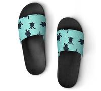 VYJLOO Slippers For Women Turtle House Slides Thick Sole Shower Sandals For Indoor Outdoor