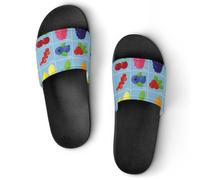 VYJLOO Slippers For Women Various Fruits House Slides Thick Sole Shower Sandals For Indoor Outdoor