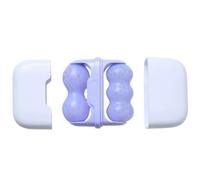Vyloky 2-in-1 Face Ice Roller with Storage Box, Cold Therapy Massager for Face & Body, Cooling Beauty Roller for Soothing & Firming the Skin (Purple)