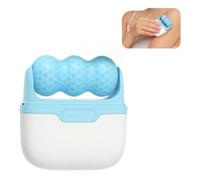 Vyloky 2-in-1 Ice Roller for Face with Storage Box - Cooling Beauty Roller for Eyes & Body, Face Care Tools to Soothe & Firm Skin (Blue)