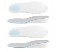 Vyloky 2 Pairs of Insoles 1.5/2.5/3.5 cm Height, Can Be Cut to Size, Breathable, Shock Absorbent, Soft & Non-Slip, Unisex (1.5 cm, 280 mm)