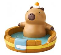 Vyloky Capybara Mobile Phone Holder, Universal Mobile Phone Stand for iPhone and Android, Sturdy Resin Table Holder for Office, Kitchen and Living Room (Pure Relaxation)