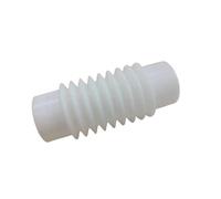 Vyloky EPDM Corrugated Pipe with 2 Clamps, Diameter 40-70 mm × 150-500 mm, -40 °C to +220 °C, Flexible Waste Water Pipe for Household, Washing Machine and Bridge Drainage (White Silicone, Diameter 40