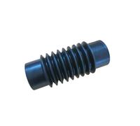 Vyloky EPDM Corrugated Pipe with 2 Clamps, Diameter 40-70 mm × 150-500 mm, -40 °C to +220 °C, Flexible Waste Water Pipe for Household, Washing Machine and Bridge Drainage (Black Rubber, Diameter 70 mm
