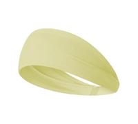 Vyloky Extra Wide 10 cm Women's Sports Headband - Highly Stretchy, Sweat-Absorbing & for Yoga, Running, Fitness & Everyday Use - 7 Trendy Colours (Light Green)