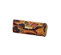 Vyloky Lipstick Box with Mirror in Vintage Floral Pattern - Compact Makeup Organiser for Dressing Table and Handbag, Single or Set of 6, 8.5 x 3 x 3 cm, Style A, Classic