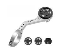 Vyloky Out Front Computer Holder Extension Set Multifunction for Action Camera and Light Universal Holder Compatible with Mountain Bike and Racing Bike Accessories (Silber)