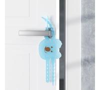 Vyloky Pack of 5 Silicone Silencers, Noise Blocking, Anti-Collision Mute Switch, Adjustable for Bedroom, Festive Decoration, Lock Cover, Door Stoppers (2 mm Green)