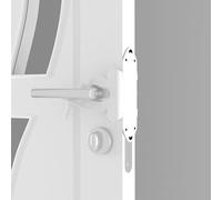 Vyloky Pack of 5 Silicone Silencers, Noise Blocking, Anti-Collision Mute Switch, Adjustable for Bedroom, Festive Decoration, Lock Cover, Door Stoppers (2 mm White)