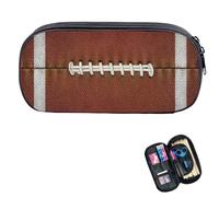 Vyloky Pencil Case Large Capacity 20 x 10 x 5 cm Durable Case for School Office Students Gift for Students, Rugby, 36 Löcher, Creativity