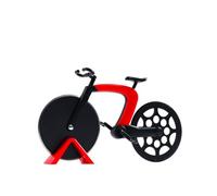 Vyloky Pizza Cutter Bicycle Pizza Cutter Stainless Steel Durable Lightweight Multipurpose Cutter (Red)