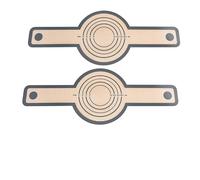 Vyloky Silicone Bread Baking Mat, Individually Available in Round or Oval, Baking Aid for Garden Pots and Baking Moulds, Gentle Lifting of Bread, Heat Resistant and Reusable (Vyloky_Rund_55x21*2)