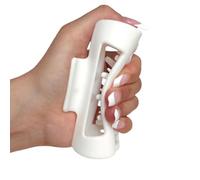 Vyloky Soft Silicone Shark Clip Secure Premium Feeling Shatterproof Non-Slip Hair Red Apricot Black White (Figure Reactionary)