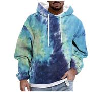 VYLYNL Hoodies for Men Uk Graphic Print Pullover Sweatshirts Long Sleeve Drawstring with Pocket Stylish Hooded Top Ribbed Cuff Pullover Jumper Soft And Comfy Casual Wear Street Style Hoodie