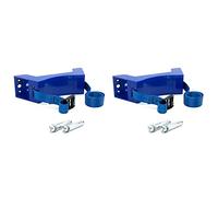 Vymlo 2X Cylinder Mounted Bracket Gas Cylinder Bracket ABS Gas Cylinder Holder for Motorhome RV Caravan,Blue