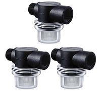 Vymlo 3X Water Pump Strainer Filter, RV Replacement 1/2 Inch Twist-on Pipe Strainer Compatible with or Pumps