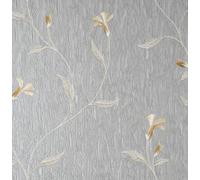 Vymura M95631 Vymura Bellagio Floral Wallpaper, Grey Mustard
