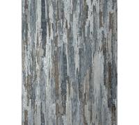 Vymura M95700 Gianni Plain Heavyweight Vinyl Wallpaper, Blue Grey