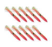 Vynetra 10Pcs Big Octopuses Skirt Trolling Lure Octopuses Squids Skirts Fishing Soft Baits Accessory Soft Baits Trolling